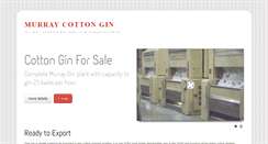 Desktop Screenshot of murraycottongin.com