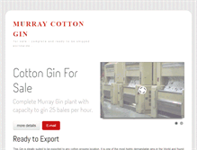 Tablet Screenshot of murraycottongin.com